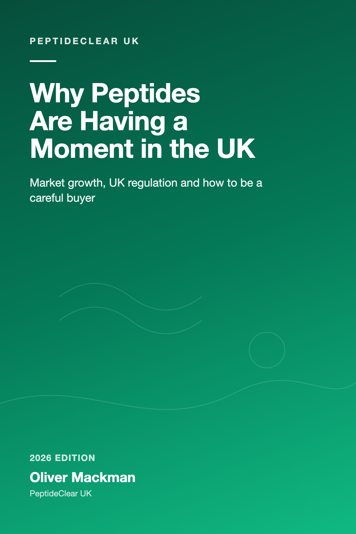 Cover of Why Peptides Are Having a Moment in the UK